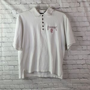 Indiana Hoosiers Men's Large White S/S Polo Shirt
